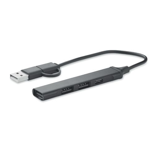 CURRENT - Hub usb a 4 porte 19 cm