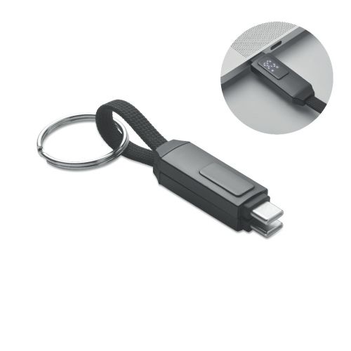 KEYSTO - Portachiavi c/cavo di ricarica