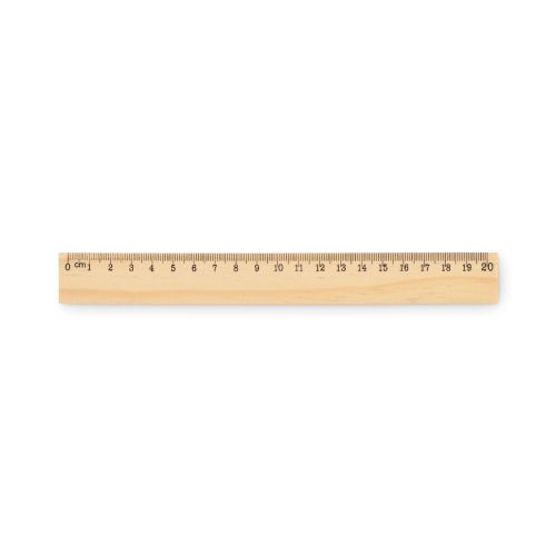 RULER20 - Righello in legno 20 cm
