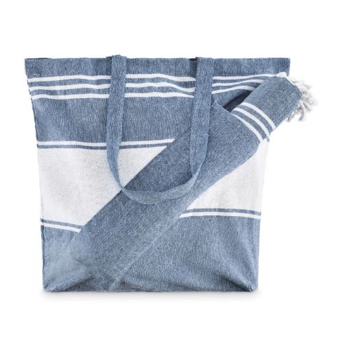 HUMMUM - Borsa da spiaggia con telo