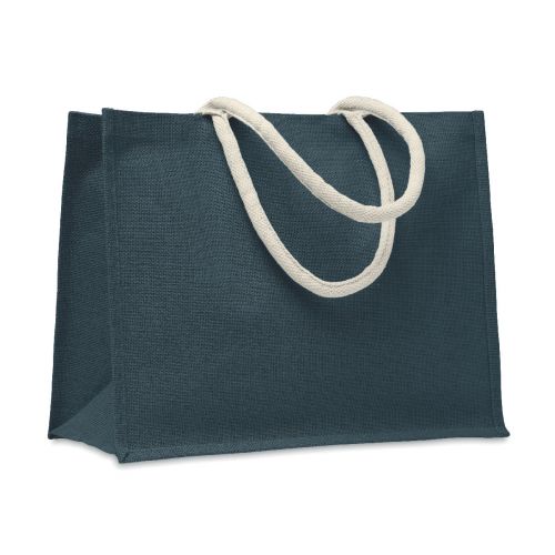 AURA - Borsa in iuta. manici in cotone