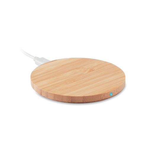 RUNDO LUX - Caricabatterie in bamboo 15w