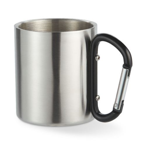 TRUMBO - Tazza in metallo c/moschettone