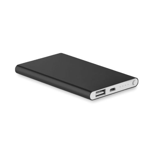 POWERFLAT - Power bank in alluminio da 400