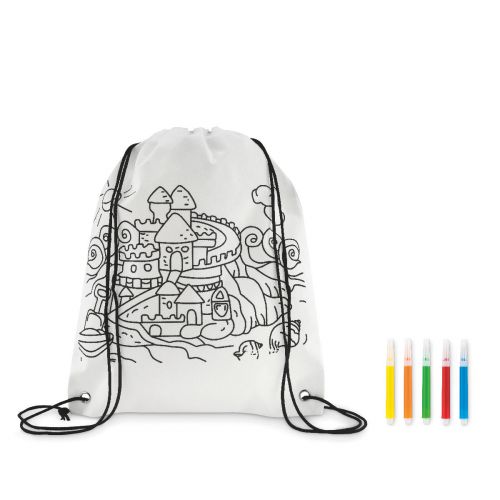 CARRYDRAW - Sacca da colorare in non woven