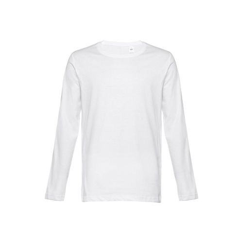 THC BUCHAREST WH - T-shirt da uomo in cotone a maniche lunghe