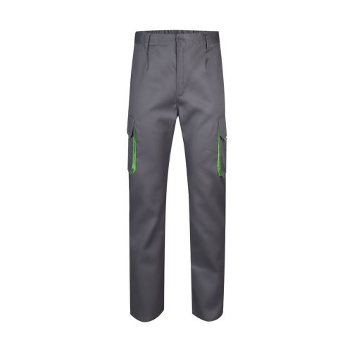 VL HYPNOS - Pantaloni in twill bicolore con diverse tasche (200g/m²), in cotone (35%) e poliestere (65%)