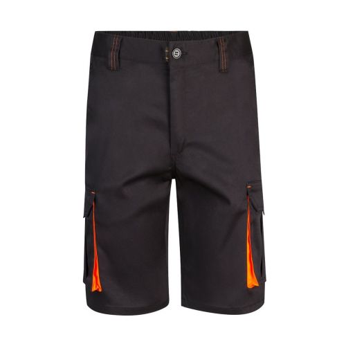 VL HEMERA - Bermuda bicolore elasticizzati con diverse tasche (240g/m²), in cotone (46%), EME (38%) e poliestere (16%)