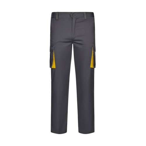 VL FIDES - Pantaloni elasticizzati bicolore con diverse tasche (240g/m²), in cotone (46%), EME (38%) e poliestere (16%)
