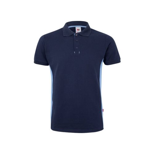 VL SUPAY - Polo bicolore piqué (180g/m²), a maniche corte, in cotone (60%) e poliestere (40%)