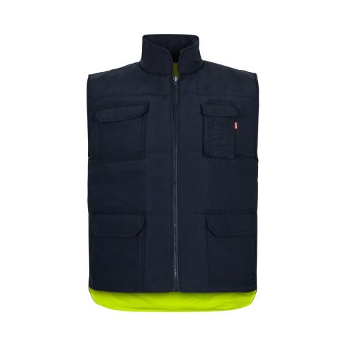 VL DIANA - Gilet imbottito (220g/m²), reversibile e con diverse tasche, in poliestere (100%), con chiusura a zip e tirante reversibile
