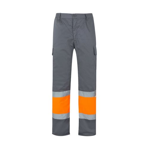 VL POSEIDON LARGE - Pantaloni in twill bicolore con diverse tasche (210g/m²), in cotone (20%) e poliestere (80%)