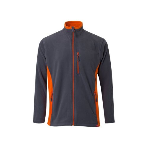 VL GERAS - Giacca in pile bicolore (220g/m²) in poliestere (100%)