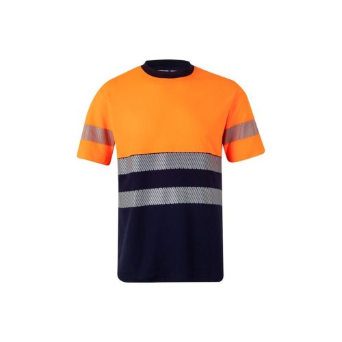 VL BASTET - T-shirt bicolore piqué (150g/m²), in cotone (55%) e poliestere (45%)