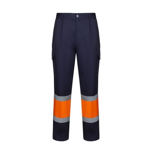 VL ARTEMIS - Pantaloni bicolore, in twill (190g/m²), in cotone (20%) e poliestere (80%)