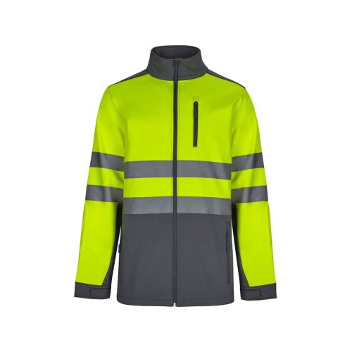 VL HESTIA LARGE - Giacca soft shell bicolore (280g/m²), con fodera in pile e membrana TPU, in poliestere (96%) ed elastan (4%)