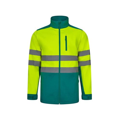 VL HESTIA LARGE - Giacca soft shell bicolore (280g/m²), con fodera in pile e membrana TPU, in poliestere (96%) ed elastan (4%)