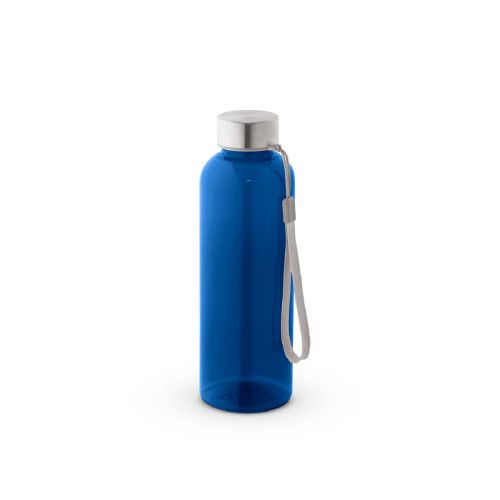 ENDERS M - Borraccia PET riciclato (100% rPET) trasparente con finitura lucida 600 mL
