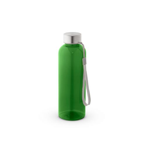 ENDERS M - Borraccia PET riciclato (100% rPET) trasparente con finitura lucida 600 mL