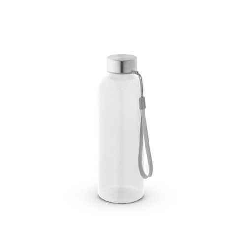ENDERS M - Borraccia PET riciclato (100% rPET) trasparente con finitura lucida 600 mL
