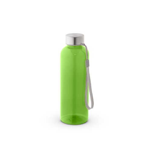 ENDERS M - Borraccia PET riciclato (100% rPET) trasparente con finitura lucida 600 mL