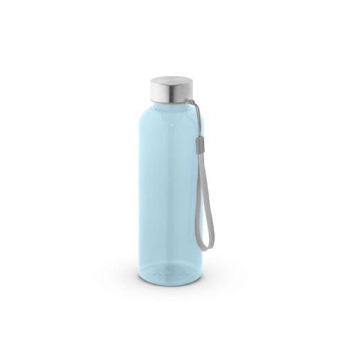 ENDERS M - Borraccia PET riciclato (100% rPET) trasparente con finitura lucida 600 mL