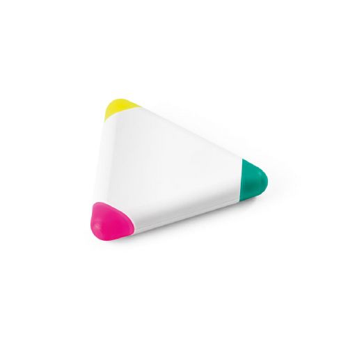 TRIAN - Evidenziatore in PP triangolare con tre colori