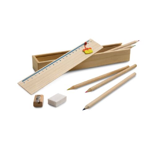 DOODLE - Set da disegno fornito in scatola di legno