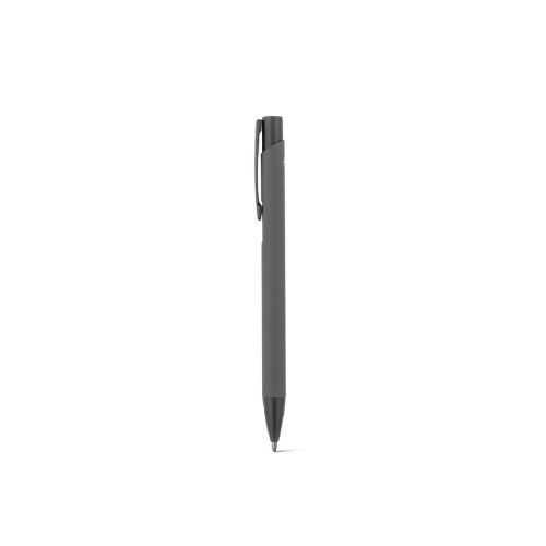 CLINT - Penna a sfera in alluminio riciclato (100% rAL) con finitura in gomma