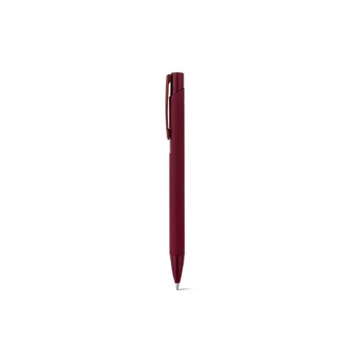 CLINT - Penna a sfera in alluminio riciclato (100% rAL) con finitura in gomma