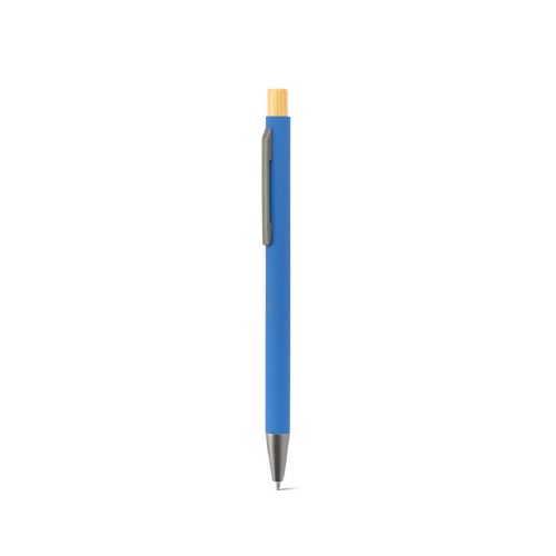 ZYLEN - Penna a sfera in alluminio riciclato (100% rAL),con finitura in gomma