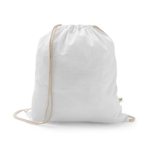 ISTANBUL - Zaino a sacca in cotone riciclato (70%), poliestere (30% rPET) (150 g/m²)