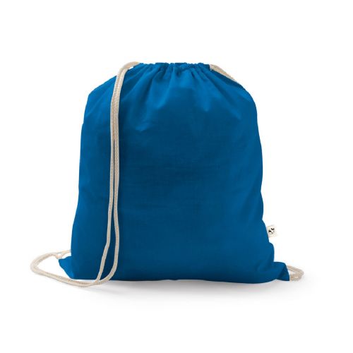 ISTANBUL - Zaino a sacca in cotone riciclato (70%), poliestere (30% rPET) (150 g/m²)