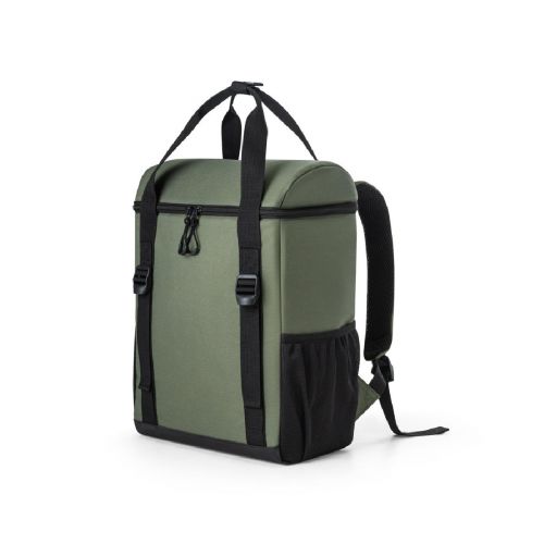 ROMA L - Zaino termico imbottito in poliestere riciclato 600D ripstop 16 L