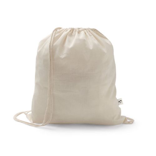 SALAMANCA - Zaino a sacca in cotone riciclato (70%) e poliestere (30% rPET) (150 g/m²)