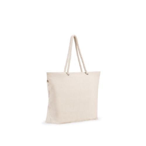 ATHENS - Borsa da spiaggia in cotone riciclato (70%) e poliestere riciclato (30%) (220 g/m²)