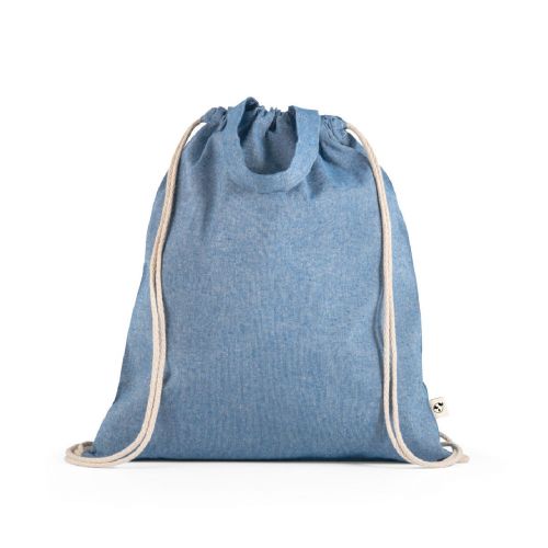 RISSANI - Zaino a sacca con cotone riciclato (70%) e poliestere (30% rPET) (140 g/m²)