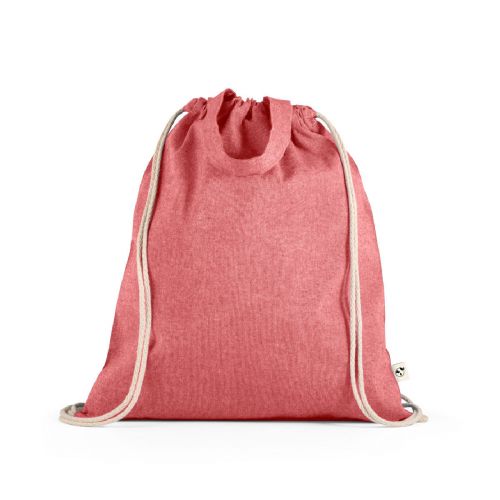 RISSANI - Zaino a sacca con cotone riciclato (70%) e poliestere (30% rPET) (140 g/m²)