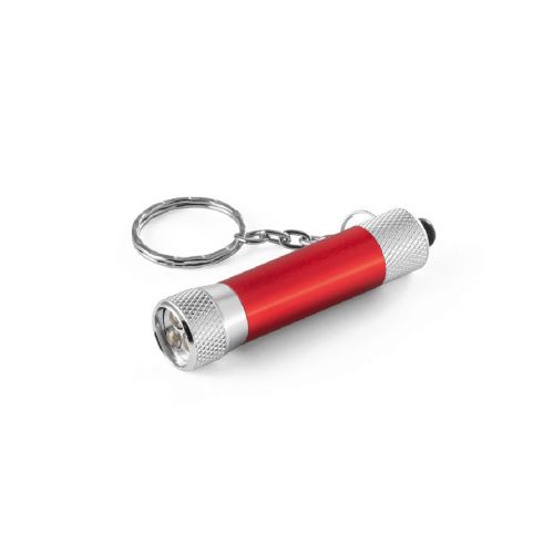 LERGAN - Portachiavi in alluminio con 3 luci a LED