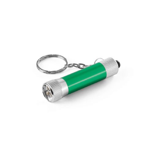 LERGAN - Portachiavi in alluminio con 3 luci a LED