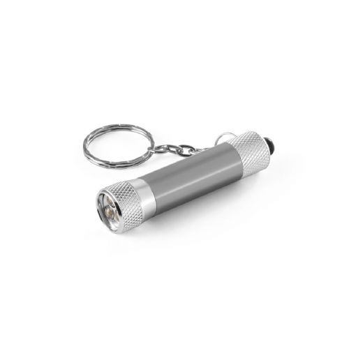 LERGAN - Portachiavi in alluminio con 3 luci a LED