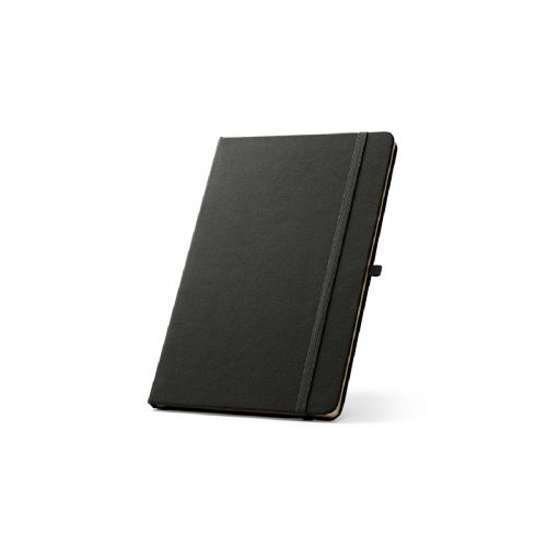 ANNE - Block notes A5 in poliestere riciclato (100% rPET) con fogli a righe