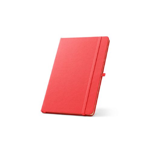 ANNE - Block notes A5 in poliestere riciclato (100% rPET) con fogli a righe
