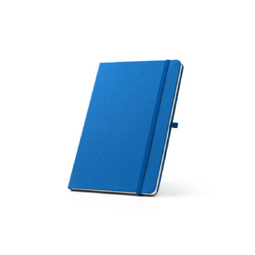 ANNE - Block notes A5 in poliestere riciclato (100% rPET) con fogli a righe