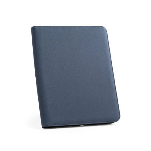 EMERGE FOLDER - Cartella A4 in poliestere riciclato (100% rPET) 300D con chiusura zip