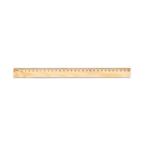 WESLEY 30 - Righello in legno di pino con scala graduatada 30 cm