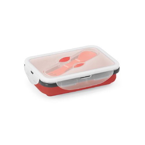 SAFFRON - Porta pranzo. Contenitore ermetico in silicone e PP 640 mL