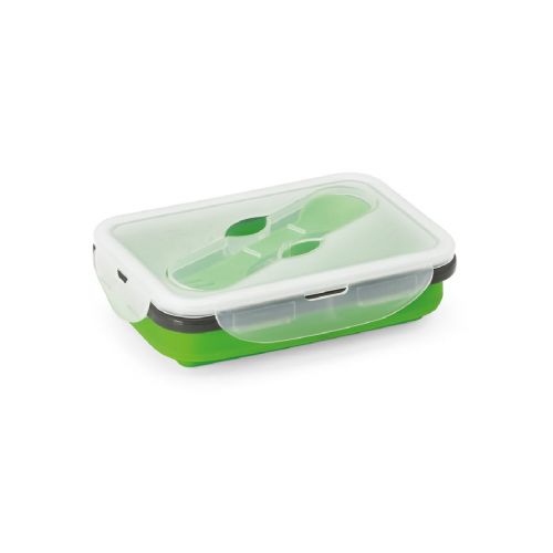 SAFFRON - Porta pranzo. Contenitore ermetico in silicone e PP 640 mL