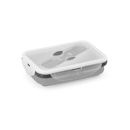 SAFFRON - Porta pranzo. Contenitore ermetico in silicone e PP 640 mL