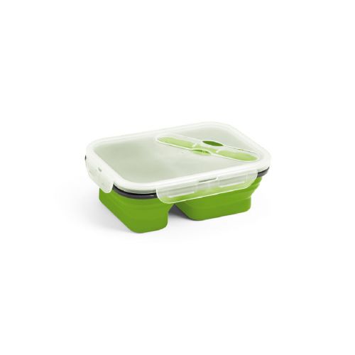 DILL - Porta pranzo. Contenitore ermetico in silicone e PP (480 e 760 mL)